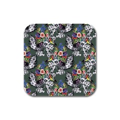 Garden Rubber Square Coaster (4 Pack)  by goljakoff