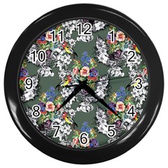 Garden Wall Clock (black) by goljakoff