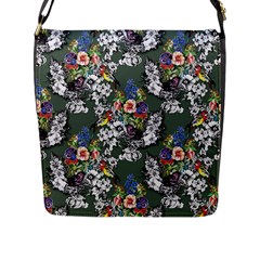 Garden Flap Closure Messenger Bag (l) by goljakoff