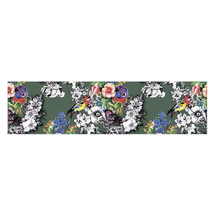 Garden Satin Scarf (Oblong)