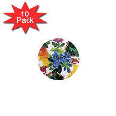 Flowers 1  Mini Magnet (10 Pack)  by goljakoff