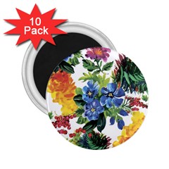 Flowers 2 25  Magnets (10 Pack)  by goljakoff