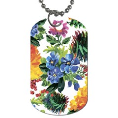 Flowers Dog Tag (one Side) by goljakoff