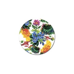 Flowers Golf Ball Marker by goljakoff