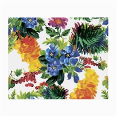 Flowers Small Glasses Cloth (2 Sides) by goljakoff