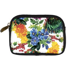 Flowers Digital Camera Leather Case by goljakoff