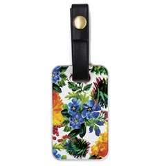 Flowers Luggage Tag (one Side) by goljakoff