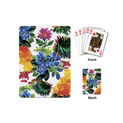 Flowers Playing Cards Single Design (mini) by goljakoff