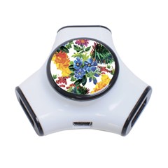 Flowers 3-port Usb Hub by goljakoff