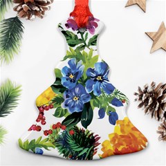 Flowers Christmas Tree Ornament (two Sides) by goljakoff