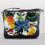 Flowers Messenger Bag Front