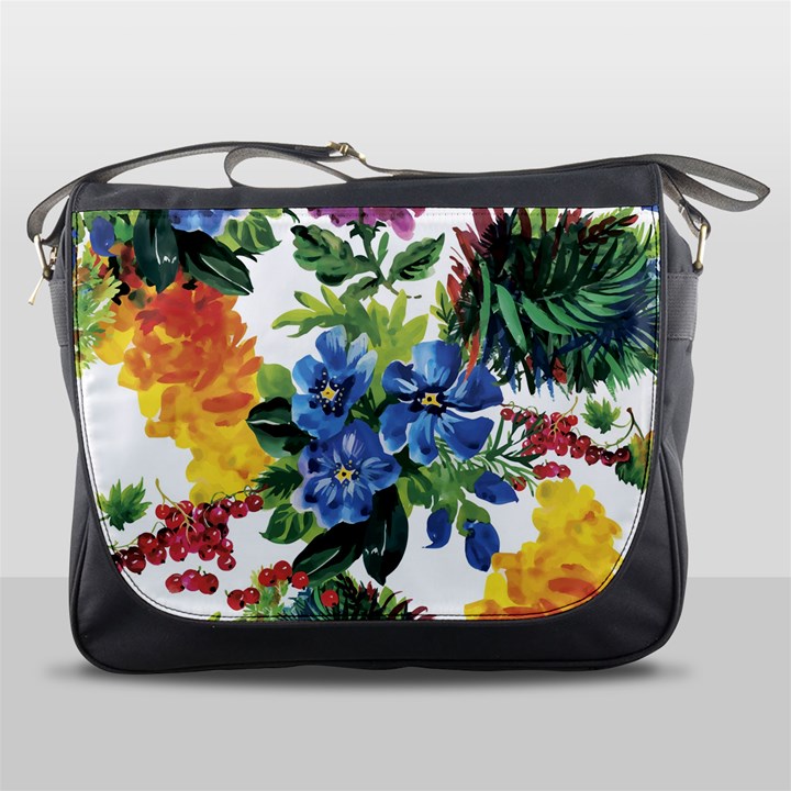 Flowers Messenger Bag