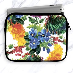 Flowers Apple Ipad 2/3/4 Zipper Cases by goljakoff