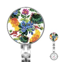 Flowers Stainless Steel Nurses Watch by goljakoff