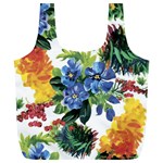 Flowers Full Print Recycle Bag (XL) Back