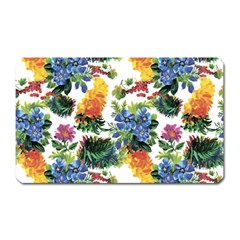 Flowers Pattern Magnet (rectangular) by goljakoff