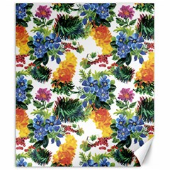 Flowers Pattern Canvas 20  X 24  by goljakoff