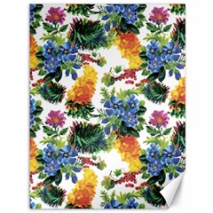 Flowers Pattern Canvas 36  X 48  by goljakoff