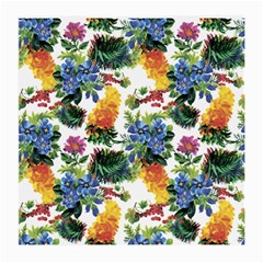 Flowers Pattern Medium Glasses Cloth by goljakoff