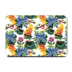 Flowers Pattern Small Doormat  by goljakoff