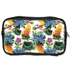 Flowers Pattern Toiletries Bag (one Side) by goljakoff