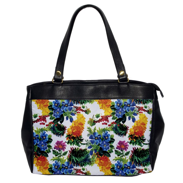 Flowers pattern Oversize Office Handbag