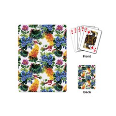 Flowers Pattern Playing Cards Single Design (mini) by goljakoff