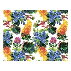 Flowers Pattern Double Sided Flano Blanket (large)  by goljakoff