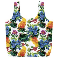 Flowers pattern Full Print Recycle Bag (XXXL)