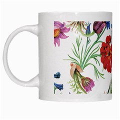 Summer Flowers White Mugs by goljakoff