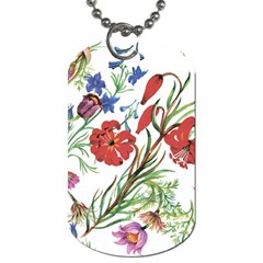 Summer Flowers Dog Tag (two Sides) by goljakoff