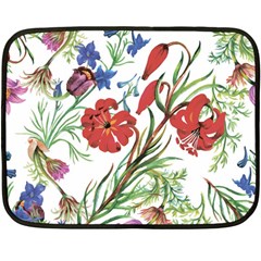 Summer Flowers Fleece Blanket (mini) by goljakoff