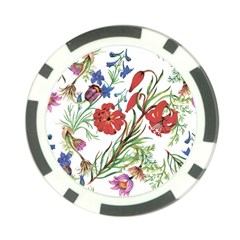 Summer Flowers Poker Chip Card Guard (10 Pack) by goljakoff