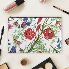 Summer Flowers Cosmetic Bag (large) by goljakoff