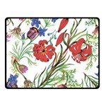 Summer flowers Fleece Blanket (Small) 50 x40  Blanket Front