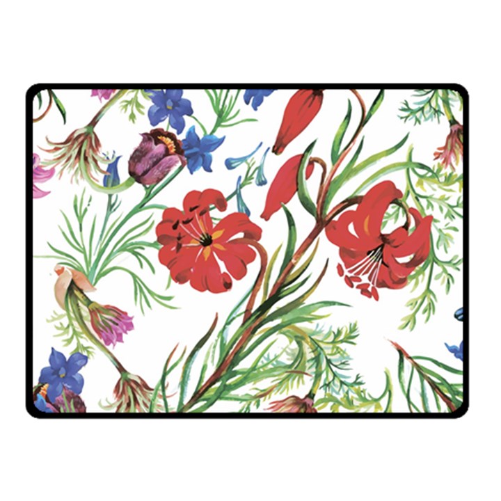 Summer flowers Fleece Blanket (Small)