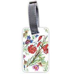 Summer Flowers Luggage Tag (one Side) by goljakoff