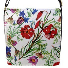 Summer Flowers Flap Closure Messenger Bag (s) by goljakoff