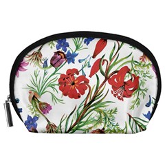 Summer Flowers Accessory Pouch (large) by goljakoff