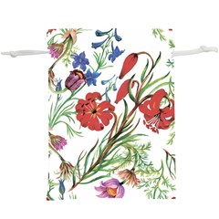 Summer Flowers  Lightweight Drawstring Pouch (xl) by goljakoff