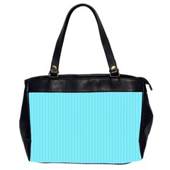 Arctic Blue & Black -  Oversize Office Handbag (2 Sides) by FashionLane