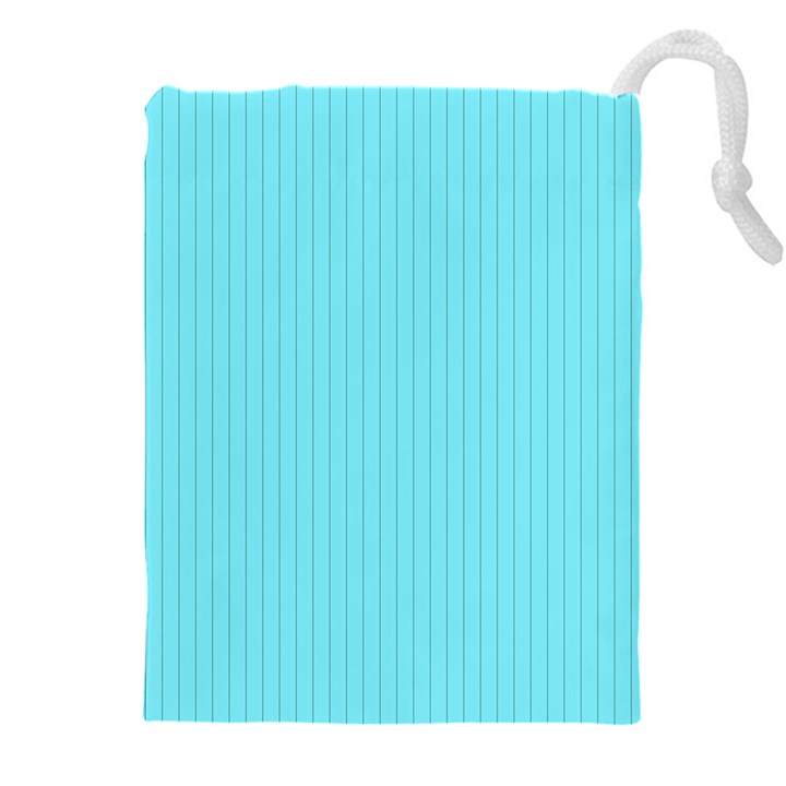 Arctic Blue & Black -  Drawstring Pouch (4XL)