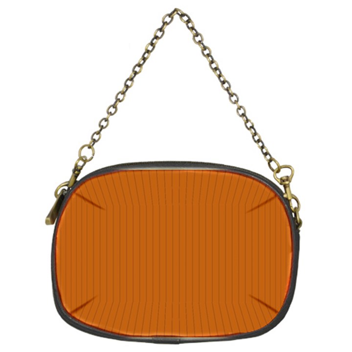 Alloy Orange & Black - Chain Purse (Two Sides)