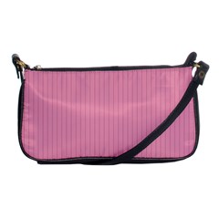 Amaranth Pink & Black - Shoulder Clutch Bag