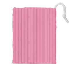 Amaranth Pink & Black - Drawstring Pouch (4xl)