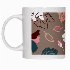 Rose -01 White Mugs by LakenParkDesigns