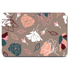 Rose -01 Large Doormat  by LakenParkDesigns