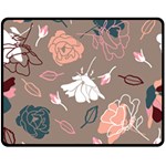 Rose -01 Fleece Blanket (Medium)  60 x50  Blanket Front