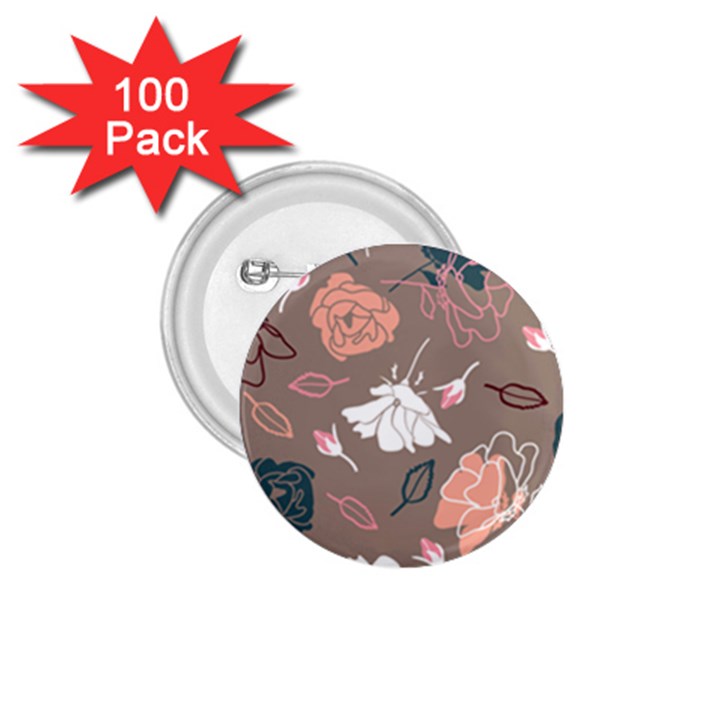 Rose -01 1.75  Buttons (100 pack) 