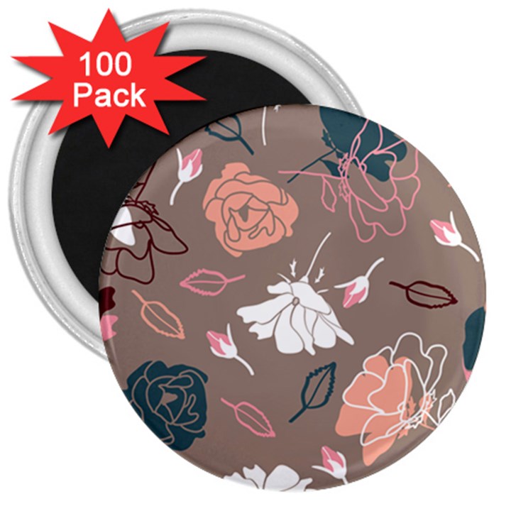 Rose -01 3  Magnets (100 pack)